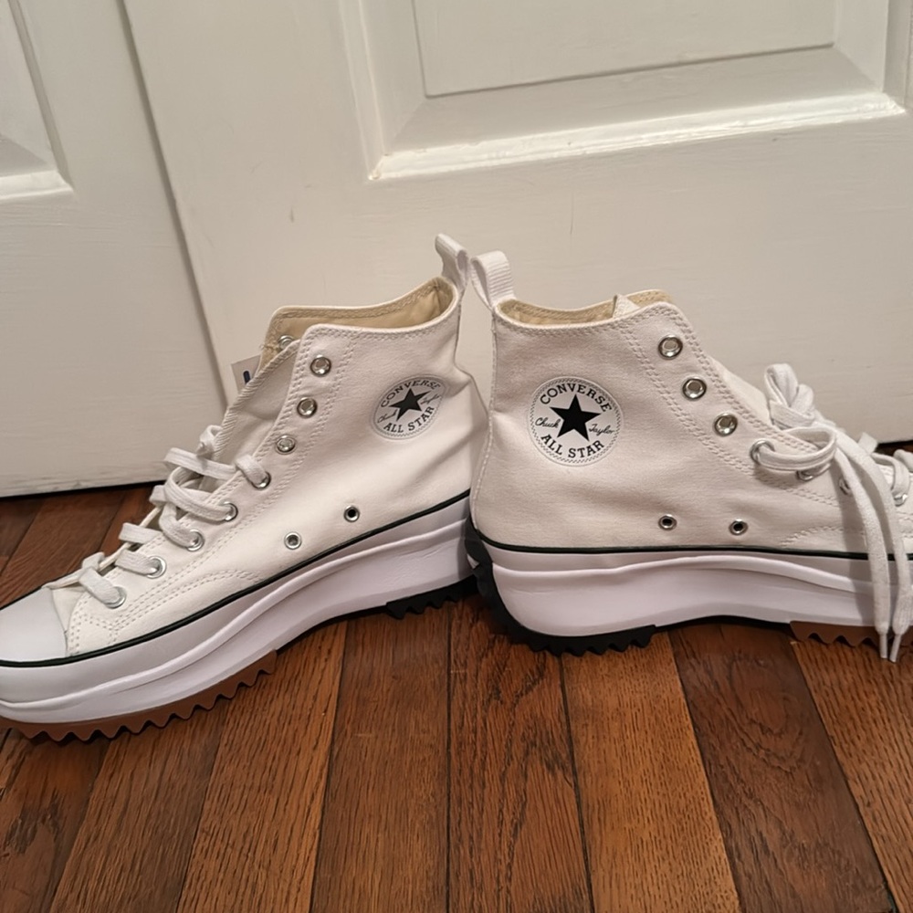 Converse Run Star Hike High-Top Sneakers - White - Picture 8 of 11